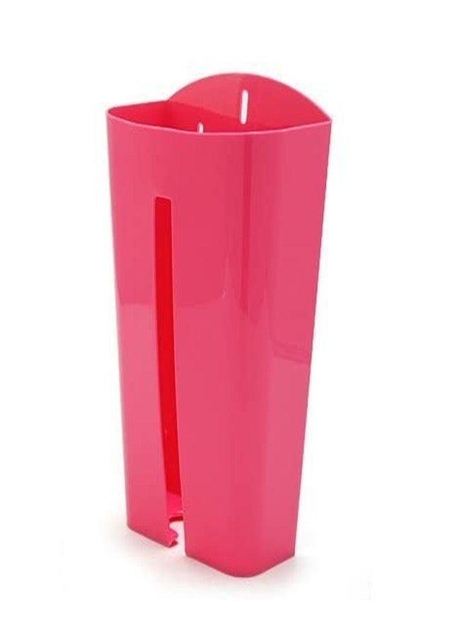 Styxon Plastic Bag Holder Wall-Mounted Plastic Box Storage Box Garbage Box Organizer Dispenser 17 X 8 X 27 cm, Multicolour - Image 3